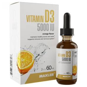 Maxler Vitamin D3 5000 IU drops (60мл/65г)